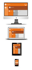 responsive web design on different devices - 55049847