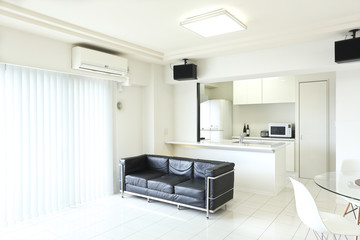 マンション、住宅のリビングルーム