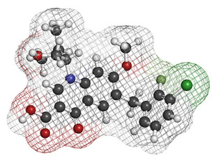 Elvitegravir HIV treatment drug (integrase inhibitor)