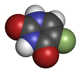 Fluorouracil (5-FU, FU) cancer chemotherapy drug