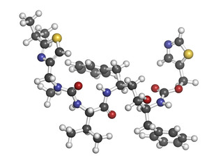 Ritonavir HIV drug (protease inhibitor class)