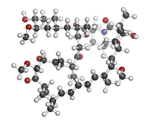 Rapamycin (sirolimus) immunosuppressive drug, chemical structure