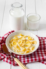 Breakfast corn flakes