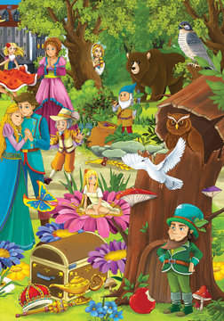 The fairy tales mush up - castles knights fairies