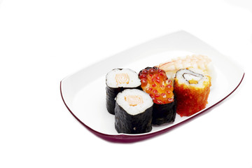 Japanese sushi set