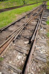 Obraz premium Narrow-gauge railway