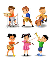 children playing instruments © thea07
