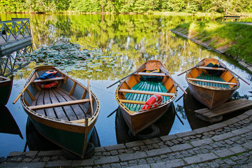 three boats