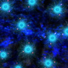 Nerve cells - 3d Rendering