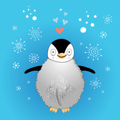 funny little penguin