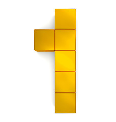 number 1 cubic golden