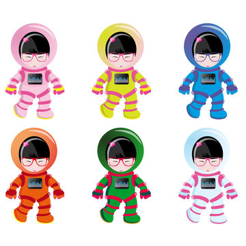 kokeshis cosmonautes