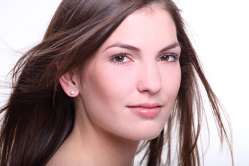 Fototapeta premium portrait lange haare