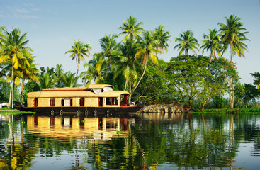 houseboat in the backwaters of Kerala - 55068063