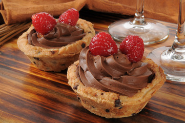 Chocolate mousse dessert cups
