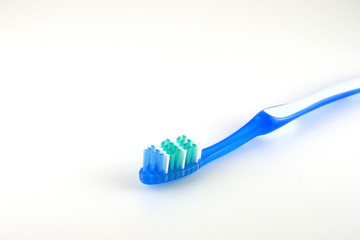 Tooth-brush over white