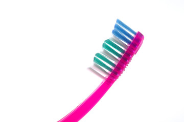 Tooth-brush over white