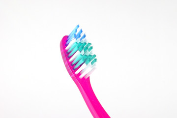 Tooth-brush over white