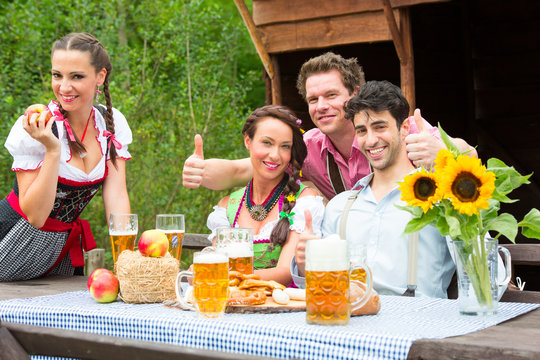 freunde im freisitz