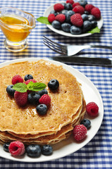 pancakes close up