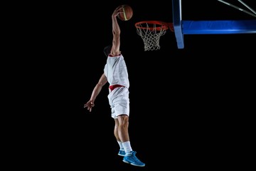 basketball player in action