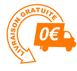 livraison gratuite flèche orange