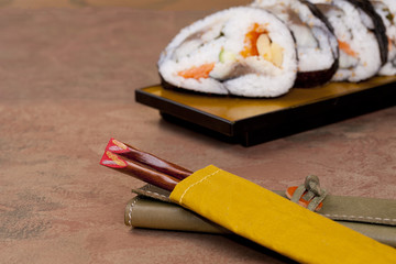 日本の寿司・海鮮海苔巻き