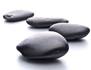 Zen pebbles. Stone spa and healthcare concept.
