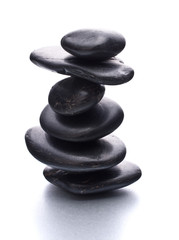 Zen pebbles balance. Spa and healthcare concept.