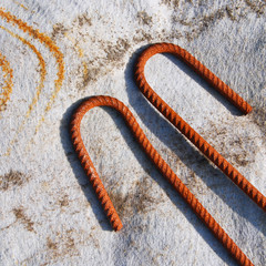 Eisen Armierung Baustahl Bau