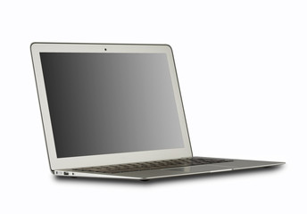 Laptop isolated on white background