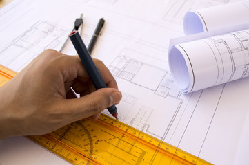hands of an architect