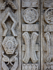 Bois gravé façon Aztec