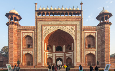Main entrance gate from Taj Mahal