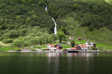 Fototapete Rund Sognefjord © kvitkafabian