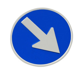 Directional arrow sign