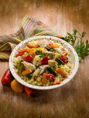 couscous with fish and vegetables