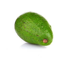 avocado isolated on white