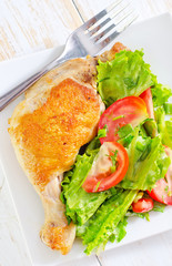 fried chicken leg