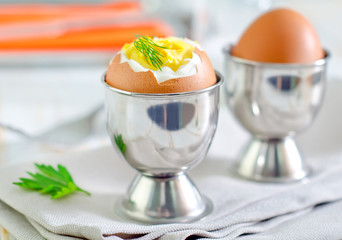 boiled eggs
