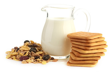 Breakfast with corn-flakes