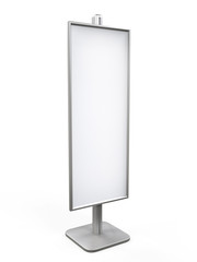White Display Advertising Stand