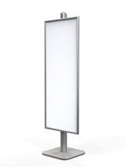 White Display Advertising Stand
