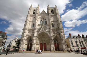 Fototapeta na wymiar Katedra Świętego Piotra i Pawła (Nantes)