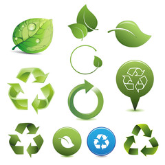 eco icons set