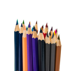 Colour pencils isolated
