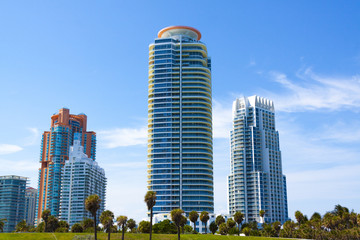 Fototapeta premium Miami Beach Skyline
