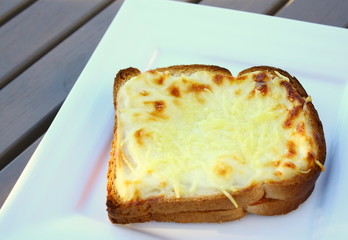 croque monsieur, béchamel