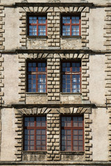 Fototapeta na wymiar Fenêtres du Chateau de Vizille