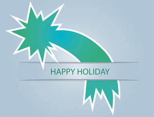 Obraz premium christmas star - card vector illustration